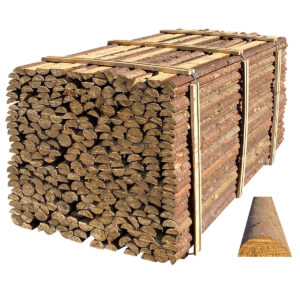 HALVE RAFTER MED BARK L220*Ø6-10CM