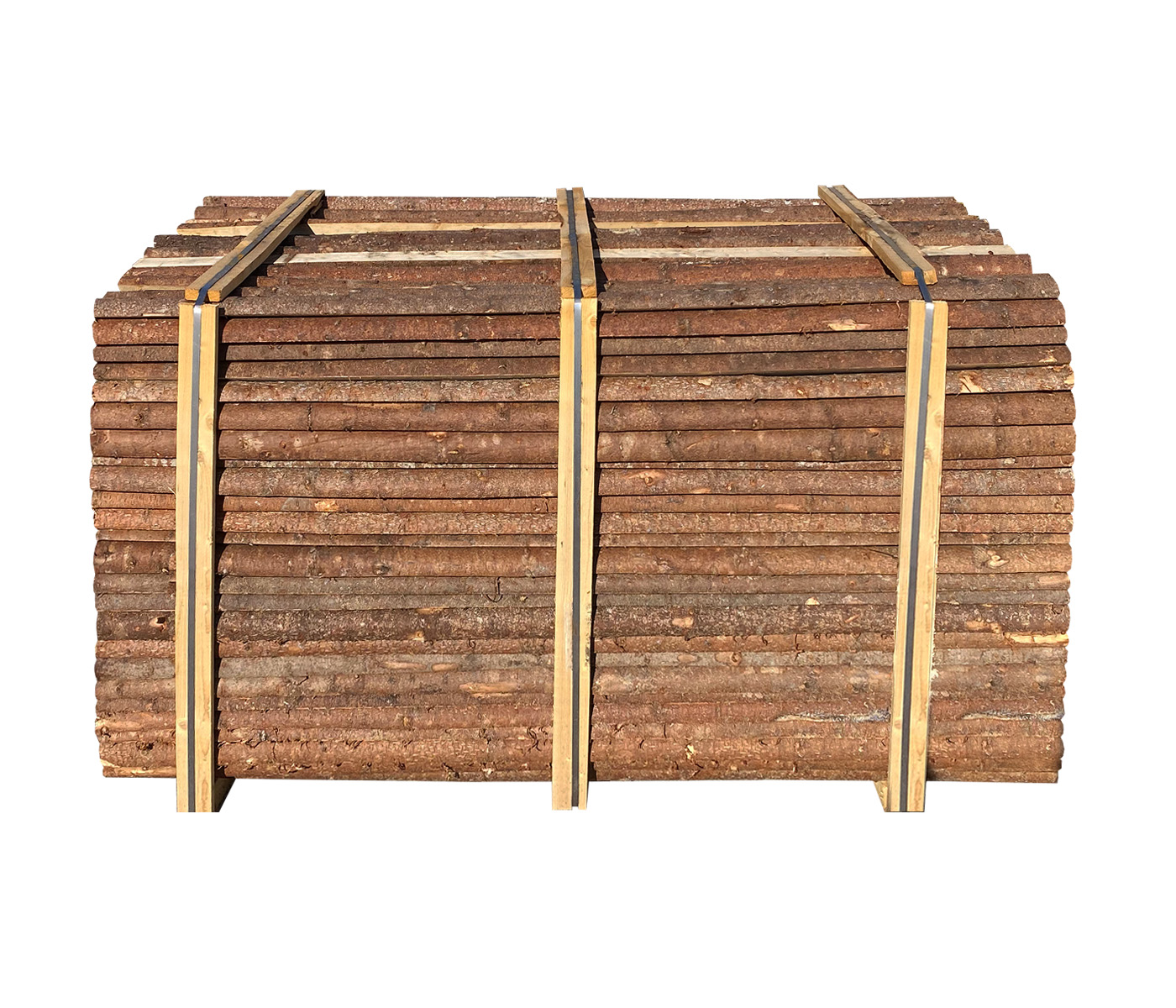 HALVE RAFTER MED BARK L220*Ø6-10CM