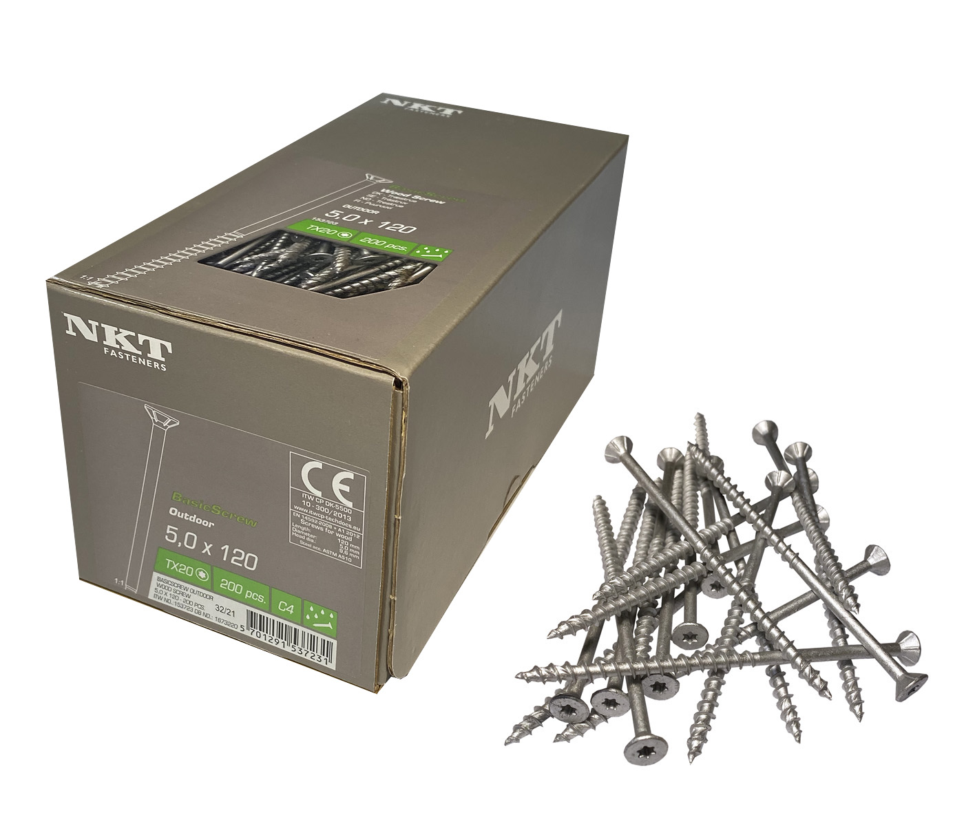 famlende Almindeligt Recept NKT FASTENERS BASIC SKRUE 5,0 X 120 - Dk Hegn