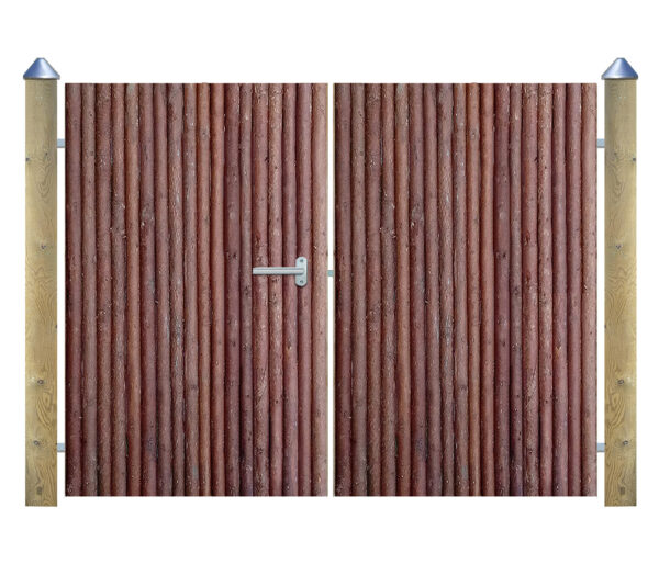 DOBBELTLÅGE i RAFTER med bark